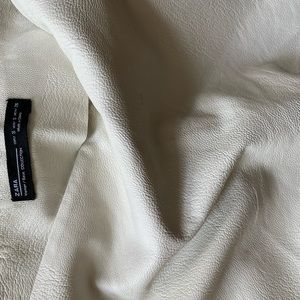 Zara Faux leather skirt
